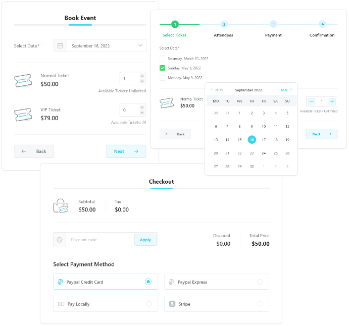 MEC Booking Module